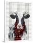 Yuletide Cow I-null-Framed Art Print