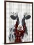 Yuletide Cow I-null-Framed Art Print