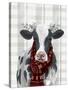 Yuletide Cow I-null-Stretched Canvas