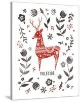 Yuletide Deer-Archie Stone-Stretched Canvas