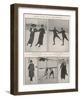 Yuletide Sports Abroad- Society at St Moritz and Murren-null-Framed Photographic Print