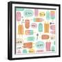 Yum Ice Pops-Elizabeth Caldwell-Framed Giclee Print