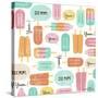 Yum Ice Pops-Elizabeth Caldwell-Stretched Canvas