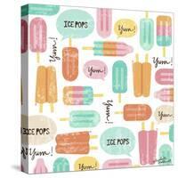 Yum Ice Pops-Elizabeth Caldwell-Stretched Canvas