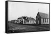 Yuma, Colorado - Warren Street Scene-Lantern Press-Framed Stretched Canvas