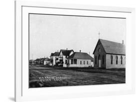 Yuma, Colorado - Warren Street Scene-Lantern Press-Framed Art Print