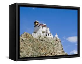 Yumbulagung Castle, Restored Version of the Region's Oldest Building, Tibet, China-Ethel Davies-Framed Stretched Canvas