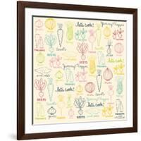 Yummy Veggies-Elizabeth Caldwell-Framed Giclee Print