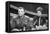 Yuri Gagarin and Valentina Tereshkova, Russian Cosmonauts, 1963-null-Framed Stretched Canvas