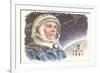 Yuri Gagarin in Cosmonaut Outfit-null-Framed Art Print