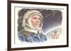 Yuri Gagarin in Cosmonaut Outfit-null-Framed Art Print