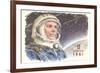 Yuri Gagarin in Cosmonaut Outfit-null-Framed Art Print