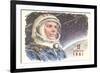 Yuri Gagarin in Cosmonaut Outfit-null-Framed Art Print