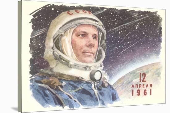 Yuri Gagarin in Cosmonaut Outfit-null-Stretched Canvas