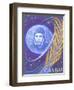 Yuri Gagarin, Laurel Leaf-null-Framed Art Print