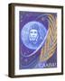 Yuri Gagarin, Laurel Leaf-null-Framed Art Print