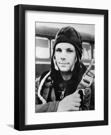 Yuri Gagarin, Russian Cosmonaut, 1961-null-Framed Giclee Print