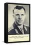 Yuri Gagarin, Soviet Cosmonaut and First Man in Space-null-Framed Stretched Canvas