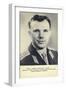 Yuri Gagarin, Soviet Cosmonaut and First Man in Space-null-Framed Photographic Print