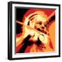 Yuri Gagarin, Soviet Cosmonaut, Artwork-Detlev Van Ravenswaay-Framed Premium Photographic Print