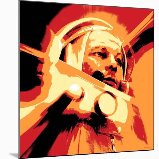 Yuri Gagarin, Soviet Cosmonaut, Artwork-Detlev Van Ravenswaay-Mounted Premium Photographic Print