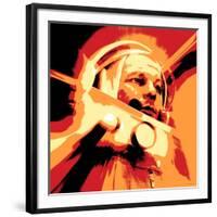 Yuri Gagarin, Soviet Cosmonaut, Artwork-Detlev Van Ravenswaay-Framed Photographic Print