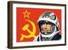 Yuri Gagarin-Wilf Hardy-Framed Giclee Print