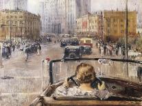 The New Moscow-Yuri Ivanovich Pimenov-Mounted Art Print