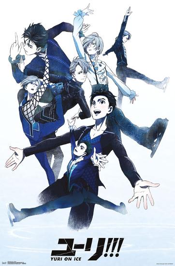 YURI ON ICE - GROUP-null-Lamina Framed Poster