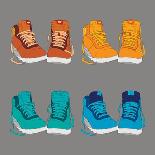 Vector Illustration of Shoes-Yuriy Borisov-Stretched Canvas