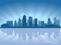 Kansas City, Missouri Skyline-Yurkaimmortal-Framed Stretched Canvas
