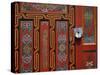 Yurt Door, Mongolia-null-Stretched Canvas