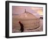 Yurts, Mongolia-Peter Adams-Framed Photographic Print