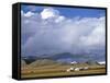 Yurts, Mongolia-Peter Adams-Framed Stretched Canvas