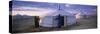 Yurts, Mongolia-Peter Adams-Stretched Canvas