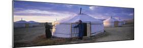 Yurts, Mongolia-Peter Adams-Mounted Photographic Print