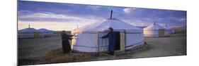 Yurts, Mongolia-Peter Adams-Mounted Photographic Print