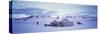 Yurts, Mongolia-Peter Adams-Stretched Canvas