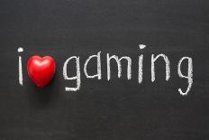 Love Gaming-Yury Zap-Art Print