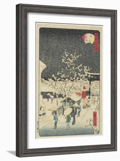Yushima Shrine, September 1862-null-Framed Giclee Print