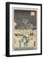 Yushima Shrine, September 1862-null-Framed Giclee Print