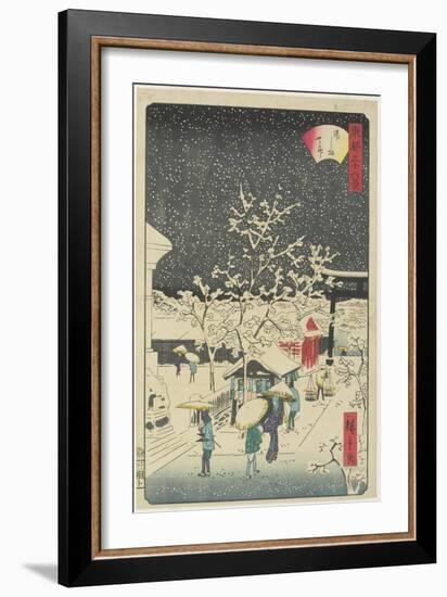 Yushima Shrine, September 1862-null-Framed Giclee Print