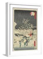 Yushima Shrine, September 1862-null-Framed Giclee Print