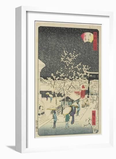 Yushima Shrine, September 1862-null-Framed Giclee Print