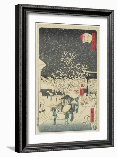 Yushima Shrine, September 1862-null-Framed Giclee Print