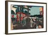 Yushima Tenmangu-Utagawa Hiroshige-Framed Giclee Print