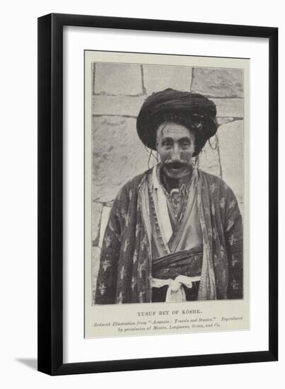 Yusuf Bey of Koshk-null-Framed Giclee Print