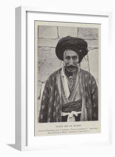 Yusuf Bey of Koshk-null-Framed Giclee Print