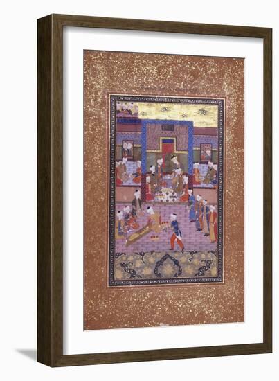 Yusuf Entertained-null-Framed Giclee Print