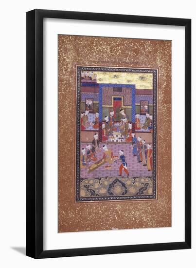 Yusuf Entertained-null-Framed Giclee Print